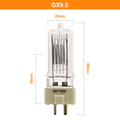 어선 해양 서치라이트 1000w 230v 할로겐 전구 빛 Gx9.5 램프