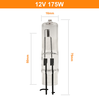 2 가지와 12v 쿼츠 할로겐 전구 175W G6.35 램프 12 볼트 양성 핀 할로겐 전구