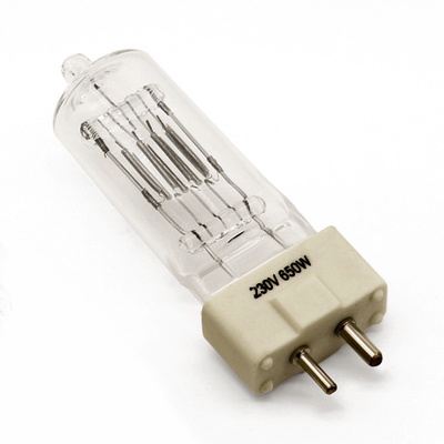 230V 650W GX9.5 할로겐 디스플레이 옵틱 램프 단계 극적 3400K 300H 20000 루멘