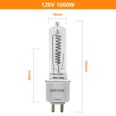 120V 1000W G9.5 석영 적외선 히터 대체 전구 101 밀리미터 실바니아 오스람 FEL 대체