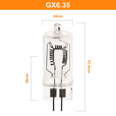 230V 1000W GX6.35 전구 프로젝터 램프 사진 횃불 3300k 15h 67.5 밀리미터 엔터테인먼트