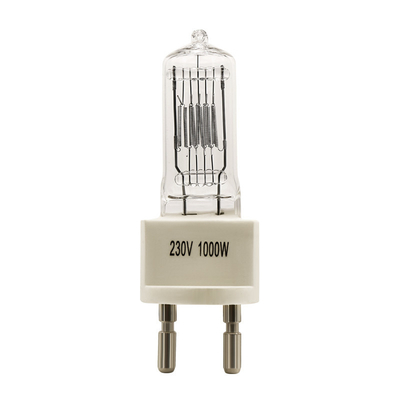 빨간 적외선 할로겐 전구 1000W 230V 석영 Ir 램프 G9.5 25000 루멘