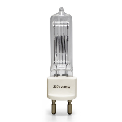 230v 2000 와트 석영광 전구 G22 전구꼭지