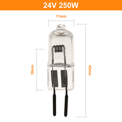 24v 150w 250W 수정 아이오딘 램프 루멘 높은 외과적 텅스텐 할로겐 프로젝터 램프