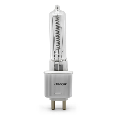 500 와트 수정 램프 G9.5 2 핀 할로겐 광 전구 240V 무대 사진술