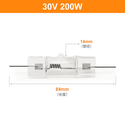 텅스텐 두배는 할로겐 램프 200w 250W 30V를 마쳤습니다