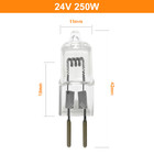 24V 250W 저전압 할로겐 램프 비즈 크리스탈 램프 핀 전구 프로젝터 기계 공구 수술 섀도레스스 할로겐 전구