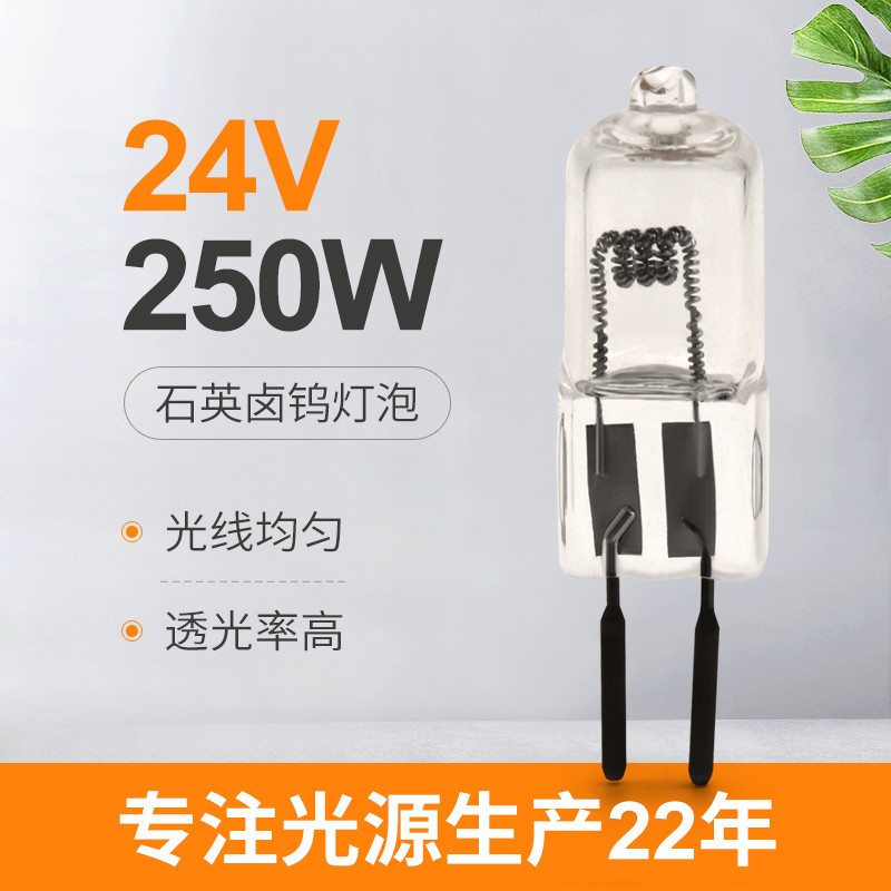 24v 150w 250W 수정 아이오딘 램프 루멘 높은 외과적 텅스텐 할로겐 프로젝터 램프