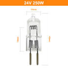 24V 250W 저전압 할로겐 램프 비즈 크리스탈 램프 핀 전구 프로젝터 기계 공구 수술 섀도레스스 할로겐 전구